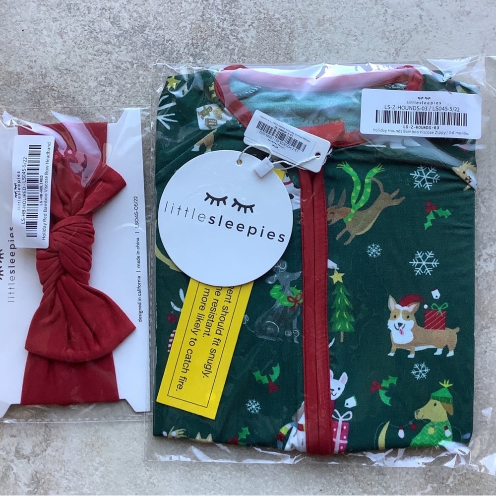 Little Sleepies bundle 3-6 months. New